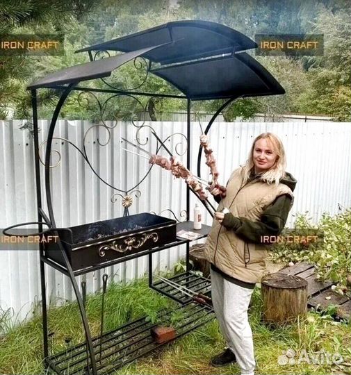Мангал со столиком