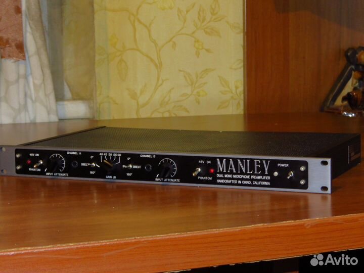 Manley dual preamplifier США Калифорния, langevin