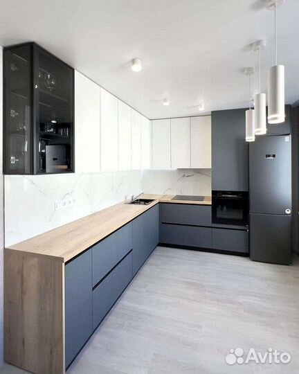 Кухня мдф эмаль