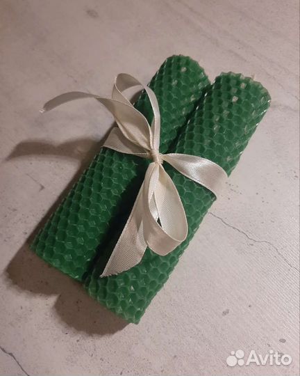 Свечи восковые ручной работы