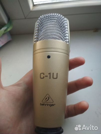 Микрофон Behringer C-1U серебристый