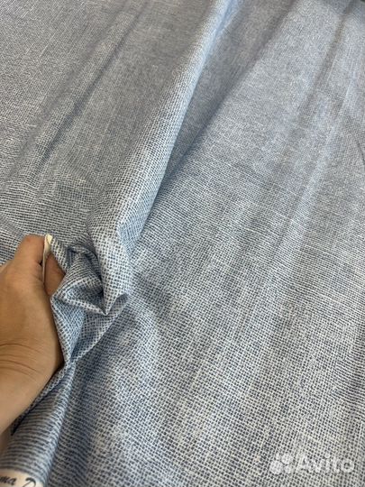 Ткань хлопок Дак голубой