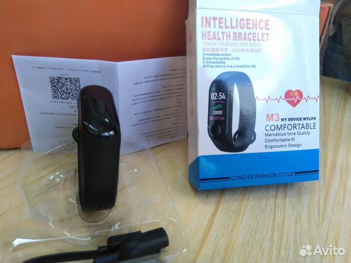 Фитнес браслет здоровья М-3