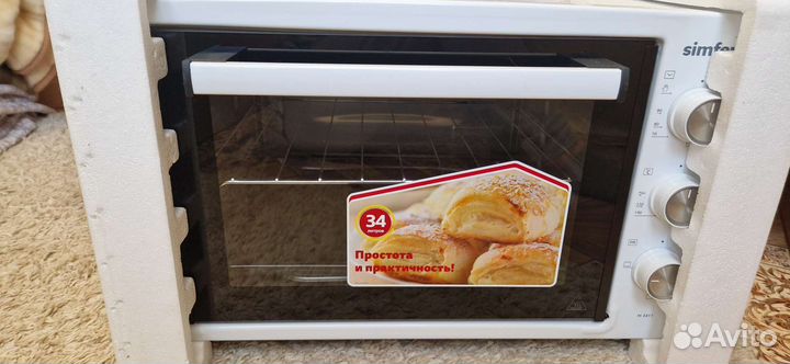 Мини печь духовка новая