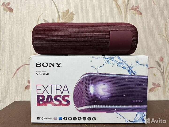 Sony extra bass srs-xb41 портативная колонка