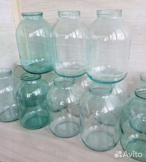Банки стеклянные 3 литра винтовые