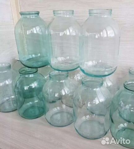 Банки стеклянные 3 литра винтовые