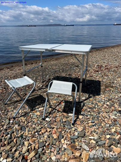 Стол складной для рыбалки и стулья (Арт.73677)