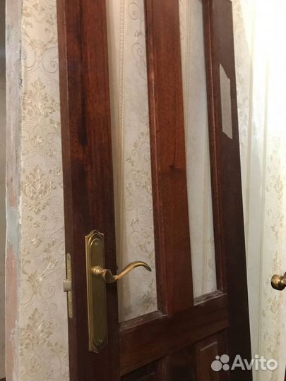 Три межкомнатные двери из железного дерева