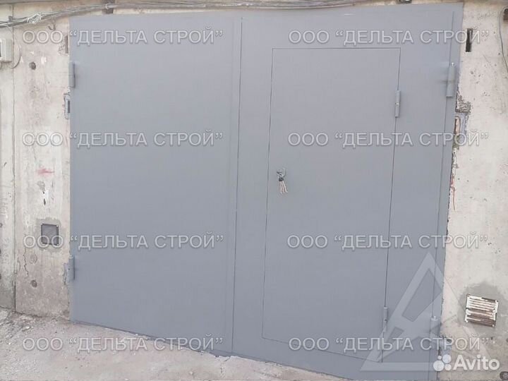 Ворота распашные двустворчатые 2040х2540мм