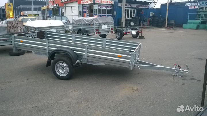 Автоприцеп мзса 817711 с хомутом опорного колеса Е