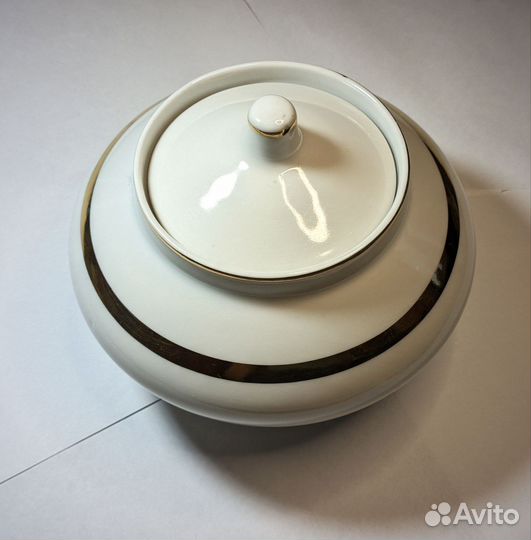 Сахарница Дулево, фарфор, 1972 год