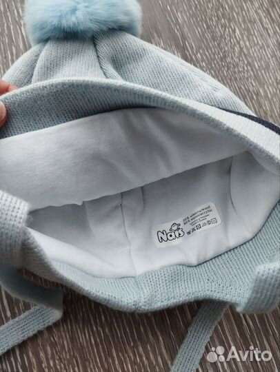 Шапка для мальчика новая 42-44