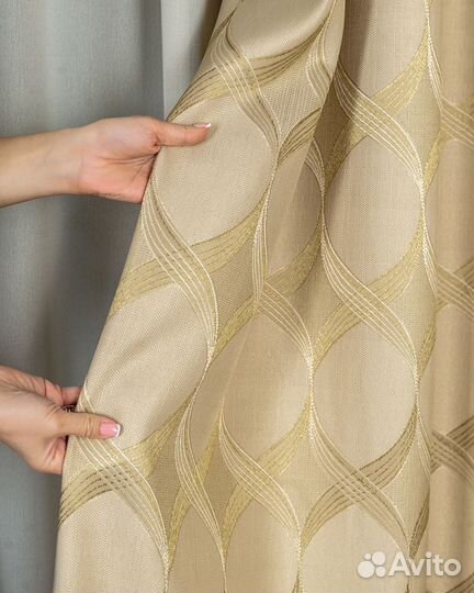 Комплект портьер жаккард Альба шторы занавески