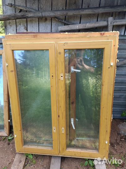 Деревянные оконные рамы бу