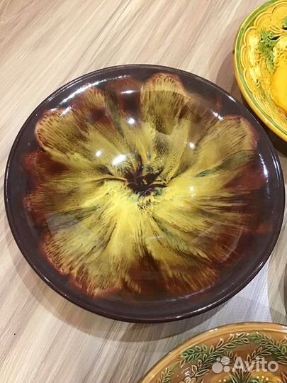 Тарелки зик фаянс