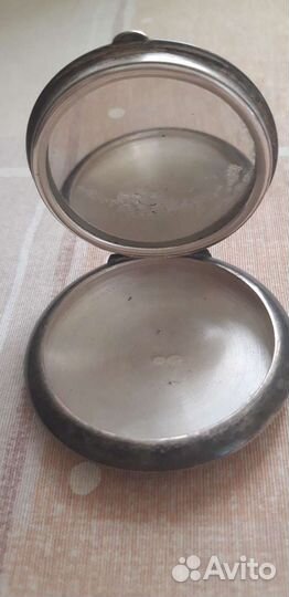 Пудренница,серебро