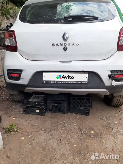 Renault Sandero Stepway 1.6 AT, 2020, битый, 12 000 км
