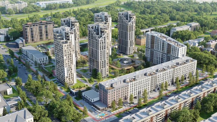 3-к. квартира, 67,1 м², 8/23 эт.