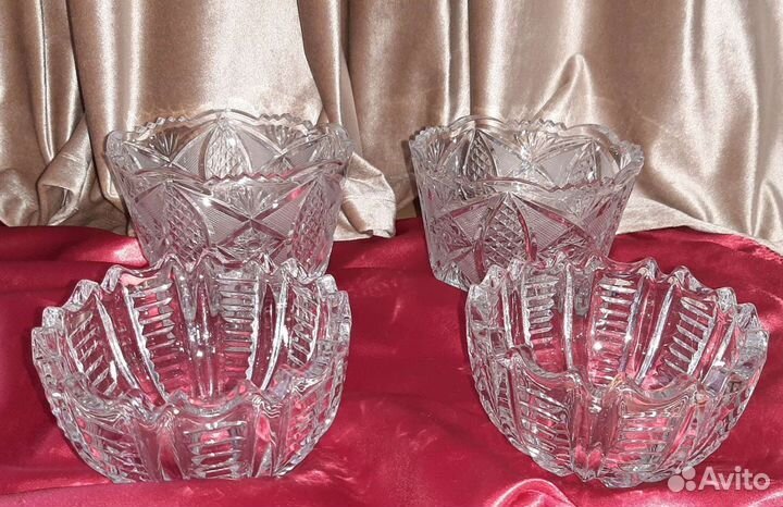 Хрустальная ваза, хрусталь, посуда