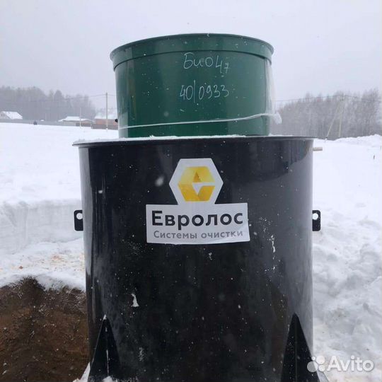Установка септика-Септик Топас, Евролос, Тверь