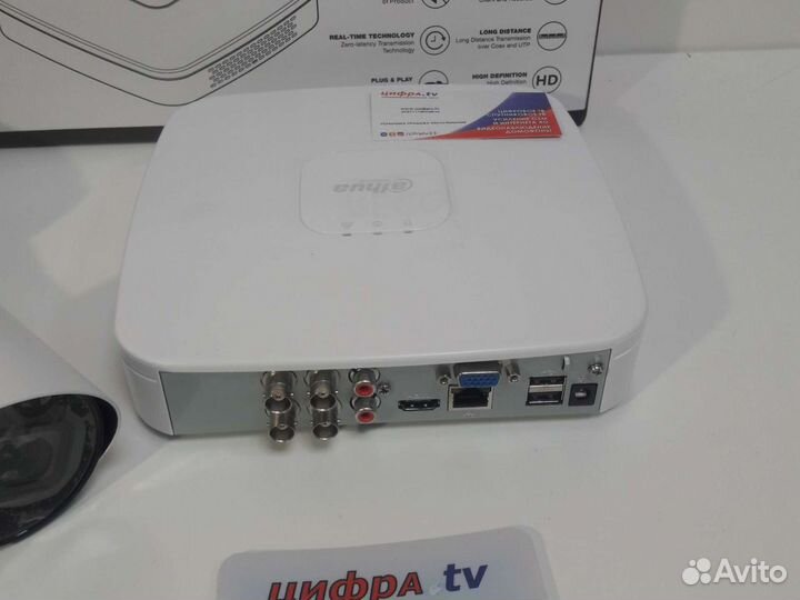 Комплект видеонаблюдения 4Мп Dahua 4 камеры