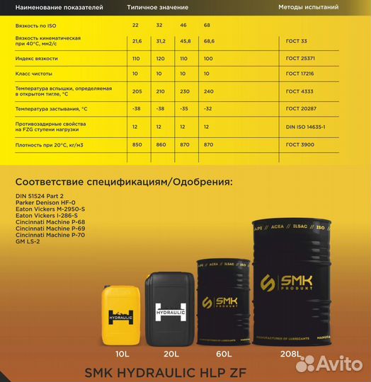 Гидравлические/Индустриальные масла арт.79