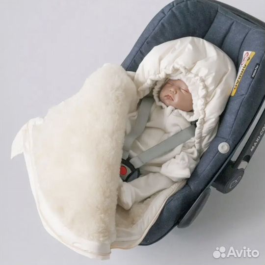 Конверт для новорожденного зимний