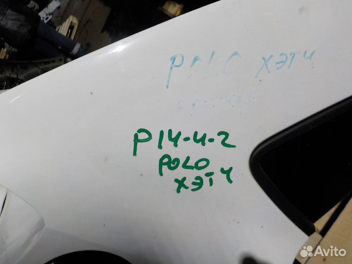 Крыло заднее правое Volkswagen Polo