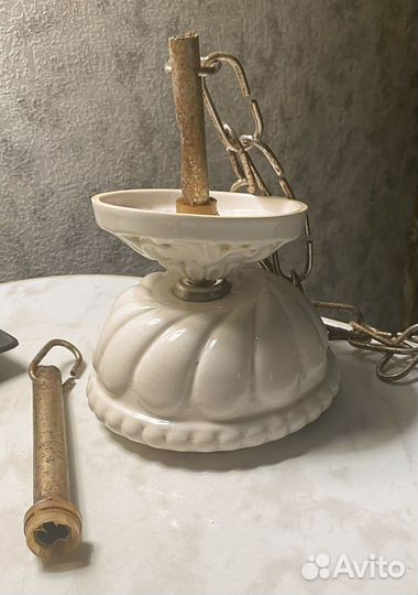 Крепление для дореволюциооной люстры, фарфор