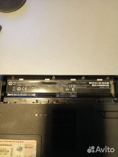 Ноутбук HP на запчасти