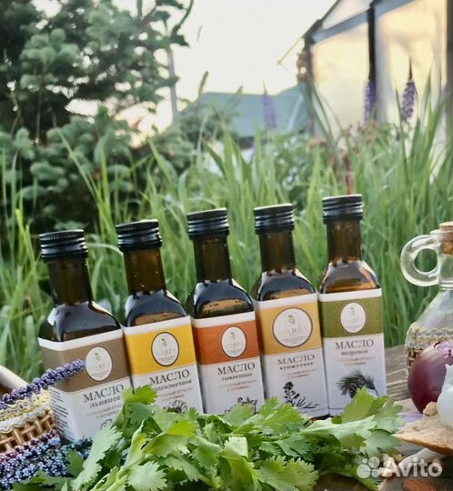 Масло сыродавл.льняное, подсолнечное,кедровое