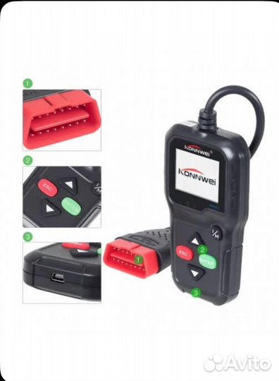 Автосканер Konnwie KW680