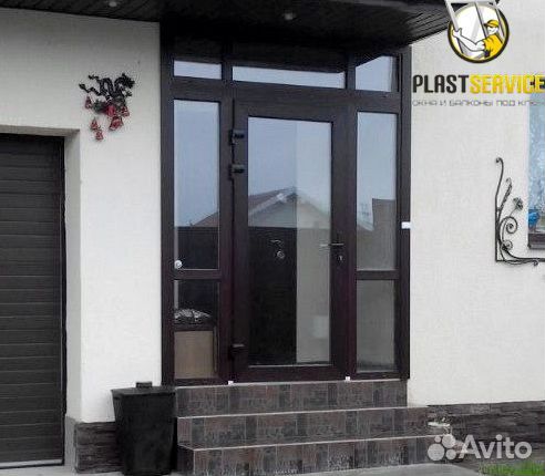 Пластиковые входные двери от производителя