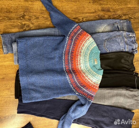Пакет вещей, брюк для девочки 140