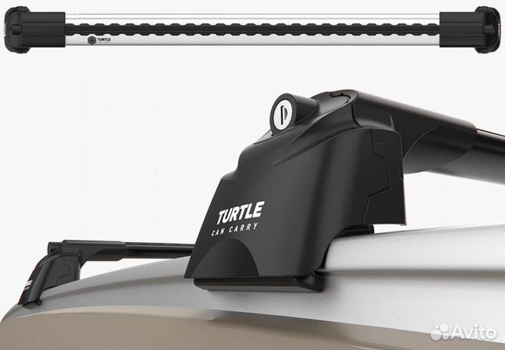 Багажник на интегрированные рейлинги Turtle Air 2