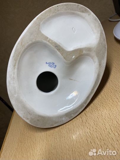 Фарыоровая статуэтка Бульдог лфз