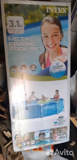 Каркасный бассейн intex