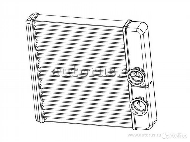 Радиатор отоп. для а/м лада 2190 гранта (15) (тип