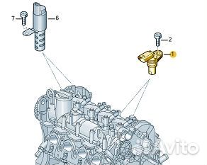 Датчик положения распредвала Skoda Octavia лифтбек