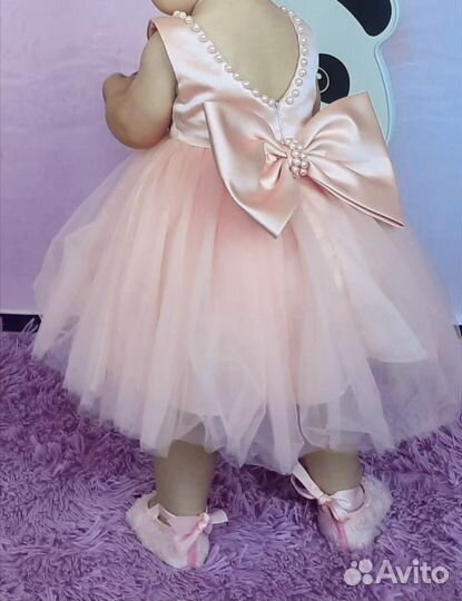 Пышное платье на годик 74 80