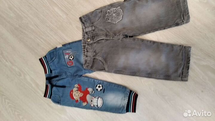 Джинсы утепленные