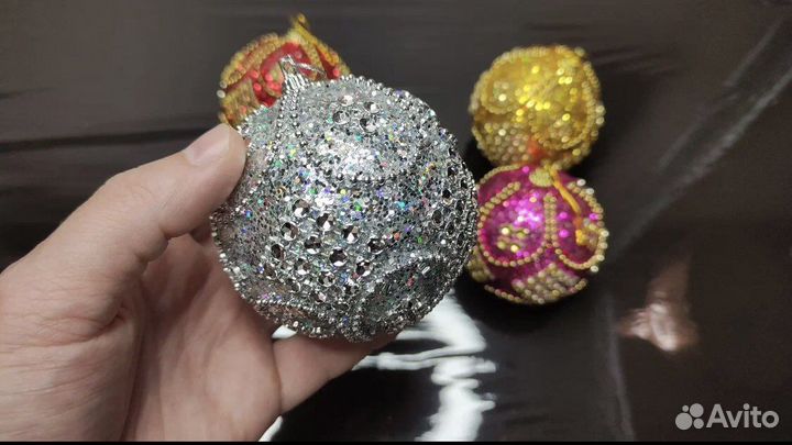 Набор новогодних игрушек