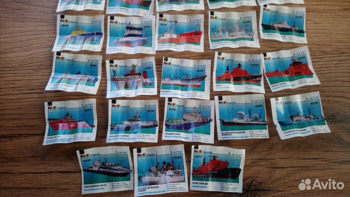 Вкладыши от жвачек profi express