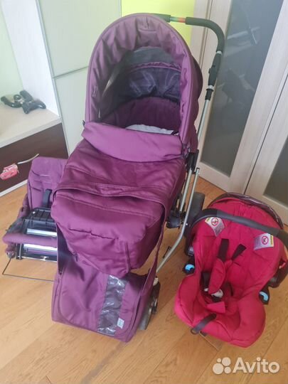Коляска 2в1 с автокреслом