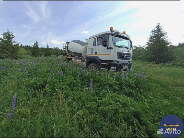 Доставка бетона миксером от 1 куба