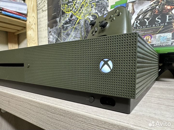 Xbox One S 1TB + куча игр, гарантия