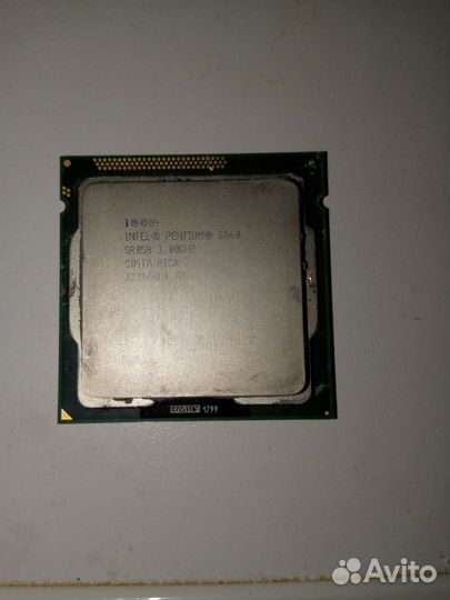 Процессор Intel core i5 2320&Intel Pentium g860