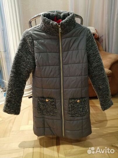 Утепленное пальто курточка для девочки