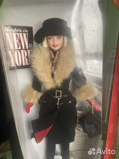 Кукла барби barbie 90 х Winter in New York 1998